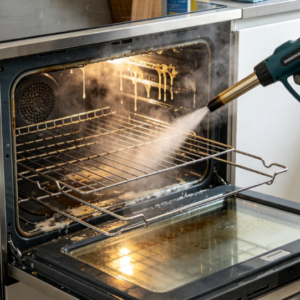 Oven Interior & Steam Sanitize